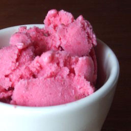 Recette glace aux fraises