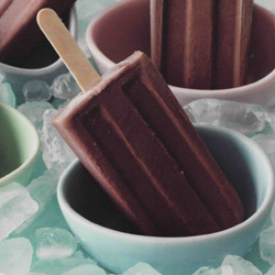 Recette du popsicle au chocolat noir