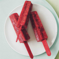 Recette du popsicle fraises et vinaigre balsamique