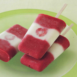 Recette du popsicle framboise-vanille