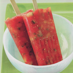 Recette du popsicle salé gaspacho