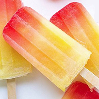 Popsicle tequila sunrise