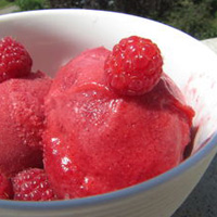 Recette sorbet framboise-Grand Marnier