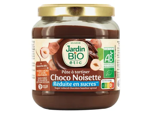 Pâte à tartiner chocolat-noisette bio