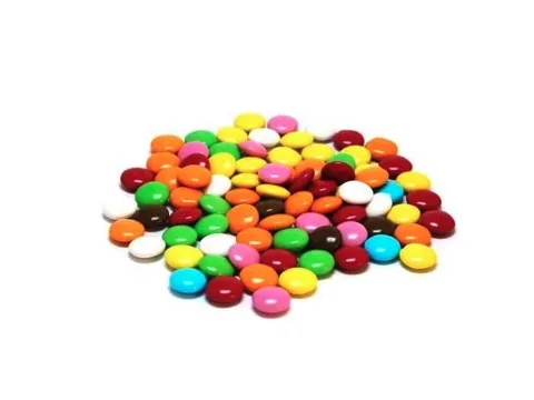 Dragées de chocolat colorées type Smarties