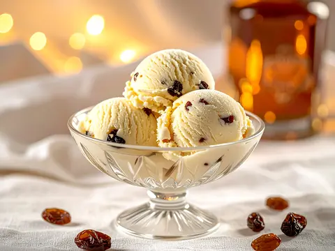 Crème Glacée Rhum-Raisin