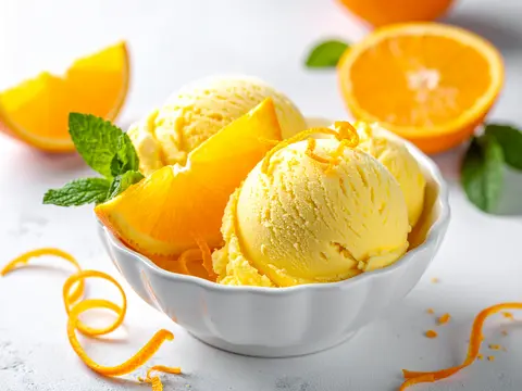 Glace Banane Orange Citron