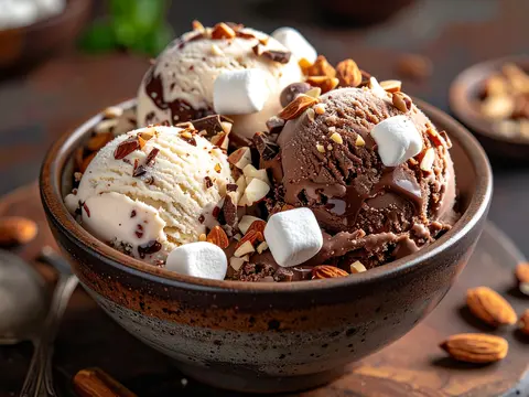 Rocky Road Ice Cream