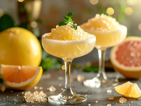 Granité Champagne et Pomelos