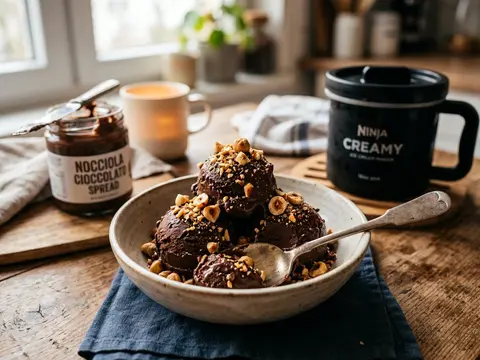 Glace Nutella & Noisettes