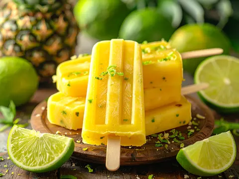 Popsicle Ananas et Lime