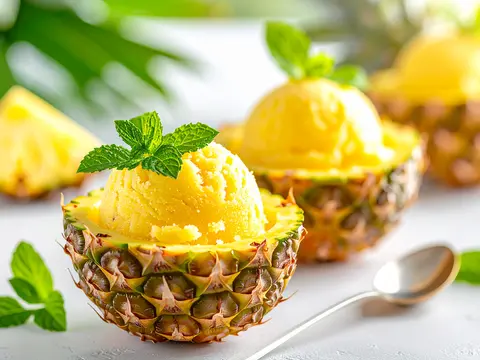 Sorbet à l'Ananas