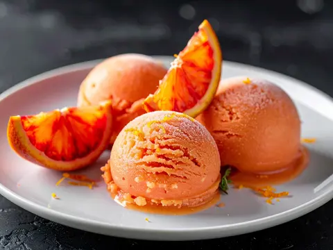 Sorbet aux Oranges Sanguines