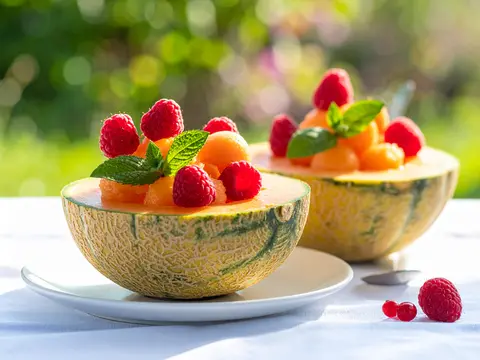 Sorbets en Coque de Melon