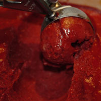 Recette sorbet framboise